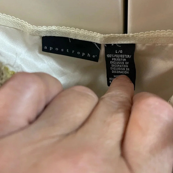 Set of 3 Intimates Top Apostrophe/xhilaration Size LG Babydoll Lingerie Lace - Picture 3 of 13